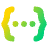Json Programming Icon from Plump Gradient Set