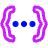 Json Programming Icon from Plump Neon Set