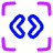 Programming Frame Source Code Icon from Plump Neon Set