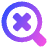 Search Off Disable Icon from Plump Gradient Set