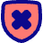 Shield Privacy Protection Off Disable Icon from Plump Pop Set