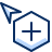 Cursor Arrow Add Icon from Cyber Duotone Set
