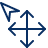 Cursor Arrow Move Icon from Cyber Line Set