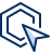 Cursor Double Click Icon from Cyber Duotone Set