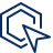 Cursor Double Click Icon from Cyber Line Set