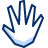 Cursor Hand 3 Icon from Cyber Duotone Set