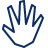 Cursor Hand 3 Icon from Cyber Line Set