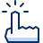 Cursor Hand Click Icon from Cyber Duotone Set