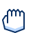 Cursor Hand Hold Icon from Cyber Duotone Set