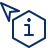 Cursor Information Hexagon Icon from Cyber Line Set