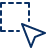 Cursor Select Area Icon from Cyber Line Set