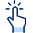 Hand Click Icon from Cyber Duotone Set