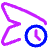 Send Schedule Icon from Plump Neon Set