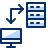 Server Data Transfer Computer Imac Icon from Cyber Duotone Set
