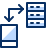 Server Data Transfer Smart Mobile Phone Icon from Cyber Duotone Set