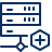 Server Network Add Icon from Cyber Line Set