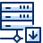 Server Network Download Icon from Cyber Duotone Set