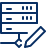 Server Network Edit Icon from Cyber Line Set