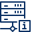 Server Network Information Icon from Cyber Line Set