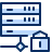 Server Network Lock Encrypt Icon from Cyber Duotone Set