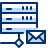 Server Network Mail Email Icon from Cyber Duotone Set