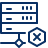 Server Network Remove Icon from Cyber Line Set