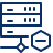 Server Network Subtract Icon from Cyber Line Set