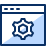 Cog Window icon - Free transparent PNG, SVG. No Sign up needed.
