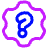 Settings Alert Help Icon from Plump Neon Set