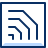 Signal Square Icon from Cyber Duotone Set
