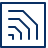 Signal Square Icon from Cyber Line Set