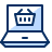 Shopping Application Laptop 2 Icon from Cyber Duotone Set