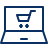 Shopping Application Laptop Icon from Cyber Line Set