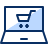 Shopping Application Laptop Icon from Cyber Duotone Set