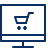 Shopping Cart Application PC 1 Icon from Cyber Line Set