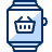 Shopping Basket Application Smart Watch Icon from Cyber Duotone Set