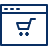 Shopping Cart Application Window Icon from Cyber Line Set
