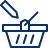 Shopping Basket Tag Icon from Cyber Line Set