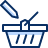Shopping Basket Tag Icon from Cyber Duotone Set