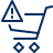 Shopping Cart Alert Icon from Cyber Line Set