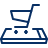 Shopping Cart Application On Mobile Icon from Cyber Line Set