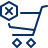 Shopping Cart Delete Icon from Cyber Line Set