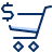 Shopping Cart Dollar Icon from Cyber Duotone Set