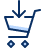 Shopping Cart Download 1 Icon from Cyber Duotone Set