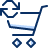Shopping Cart Refresh Icon from Cyber Duotone Set