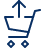 Shopping Cart Upload 1 Icon from Cyber Line Set