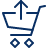 Shopping Cart Upload 2 Icon from Cyber Line Set