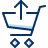 Shopping Cart Upload 2 Icon from Cyber Duotone Set