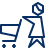 Shopping Cart User 1 Icon from Cyber Line Set