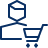 Shopping Cart User 4 Icon from Cyber Line Set